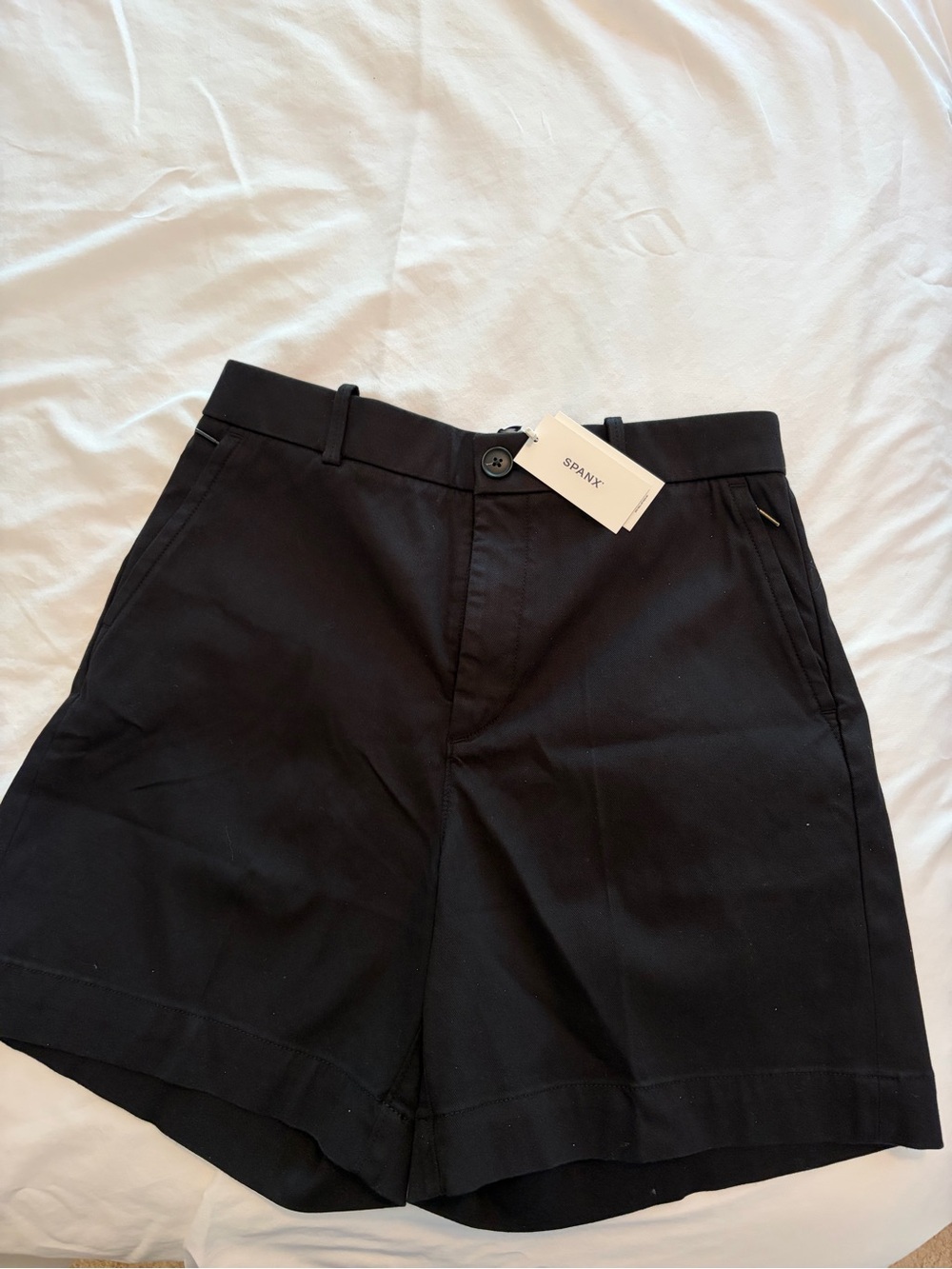 #689 SPANX Black Waistband Shorts. Brand Spanking New with tags. - Picture 6 of 9